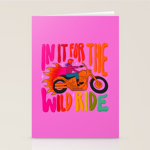 Wild Ride Stationery Card Gallery Image 1