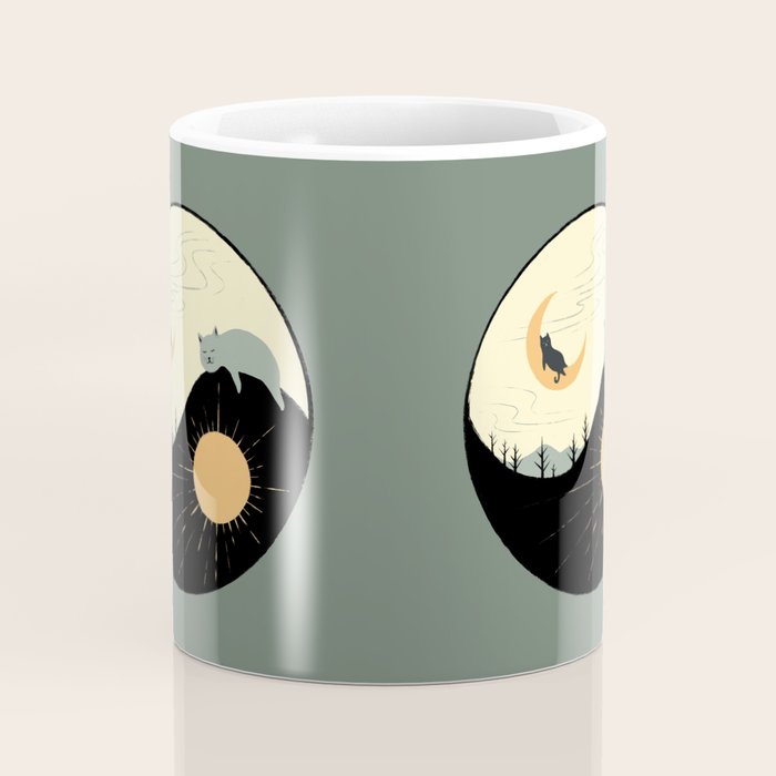 Hidden cat 36 yin yang balance Coffee Mug Gallery Image 4