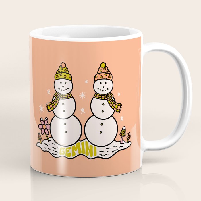 Gemini Snowman Coffee Mug Gallery Image 1