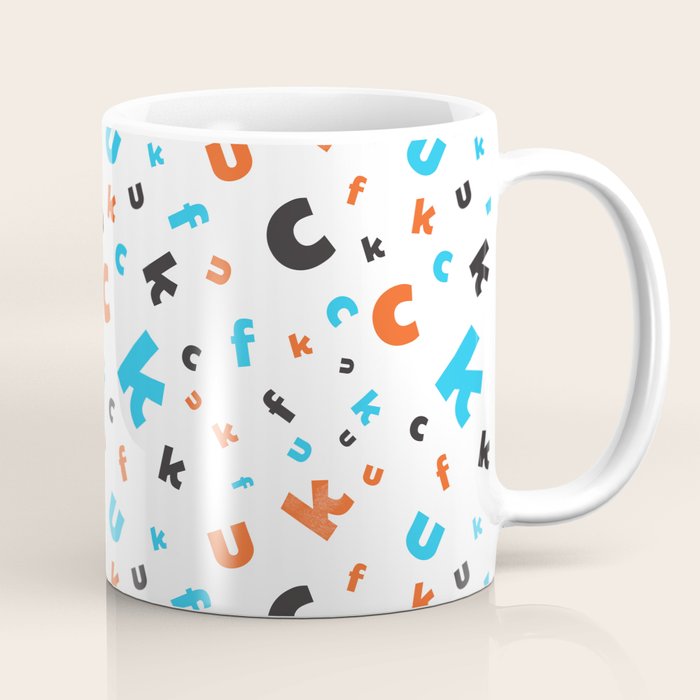 Naughty letters Coffee Mug Gallery Image 1