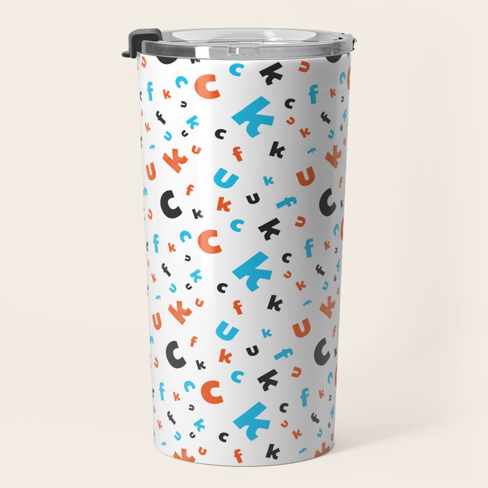 Naughty letters Travel Mug Gallery Image 3