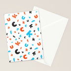 Naughty letters Stationery Card Gallery Image 2