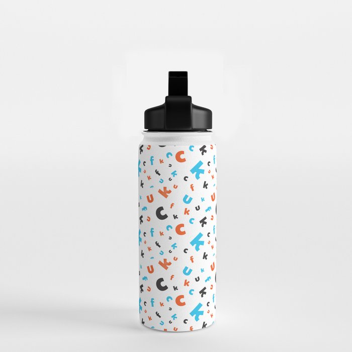 Naughty letters Water Bottle Gallery Image 2