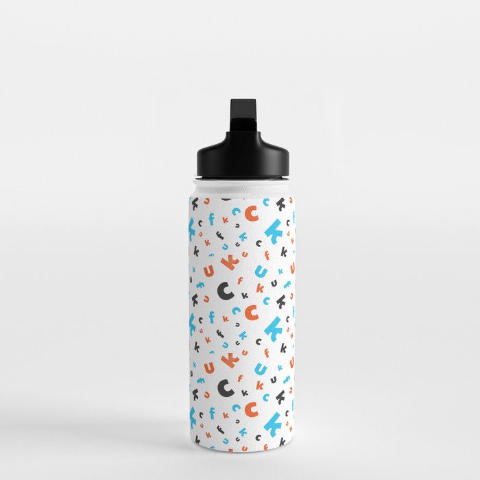 Naughty letters Water Bottle Gallery Image 3