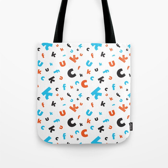 Naughty letters Tote Bag Gallery Image 1
