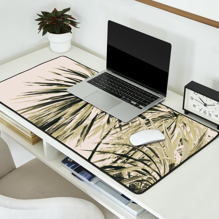 Tropical Palm Trees #1 #tropical #decor #art #society6 Desk Mat Gallery Image 2