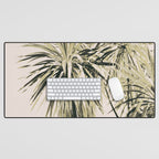 Tropical Palm Trees #1 #tropical #decor #art #society6 Desk Mat Gallery Image 1