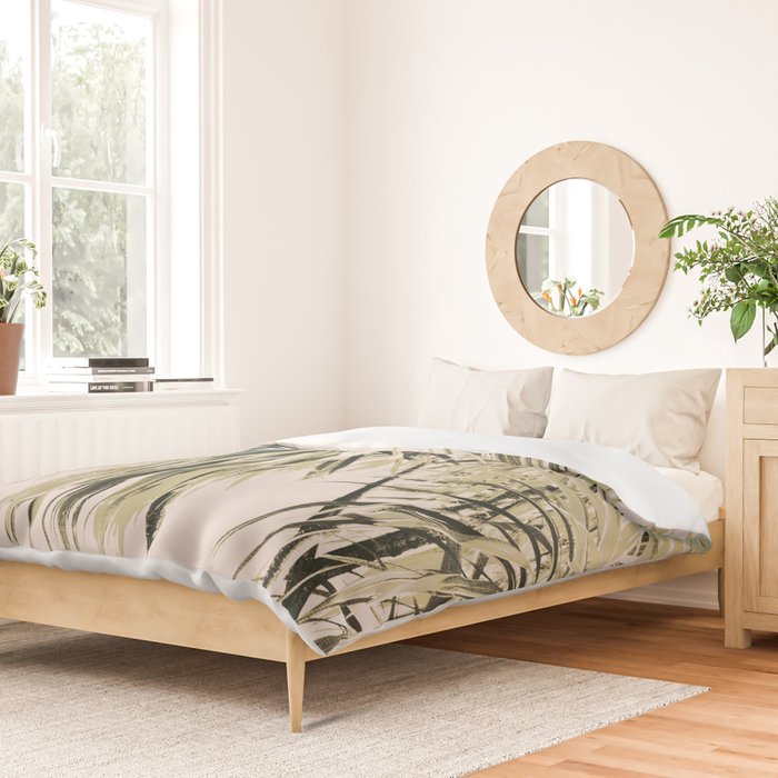 Tropical Palm Trees #1 #tropical #decor #art #society6 Duvet Cover Gallery Image 2