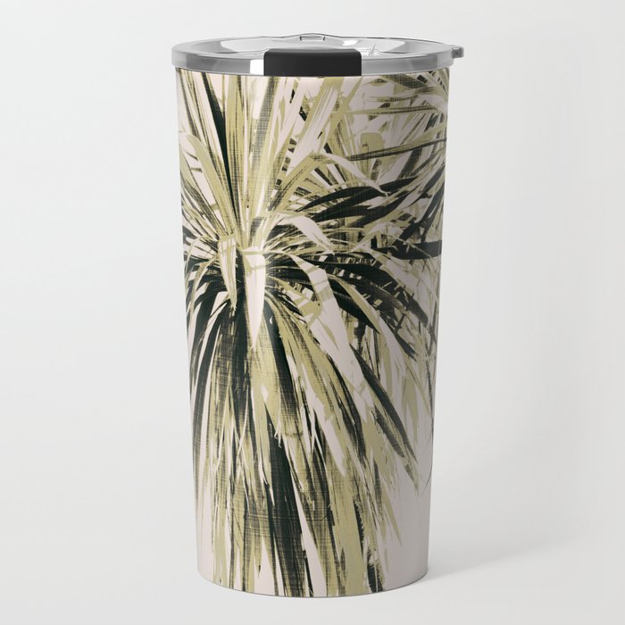 Tropical Palm Trees #1 #tropical #decor #art #society6 Travel Mug Gallery Image 1