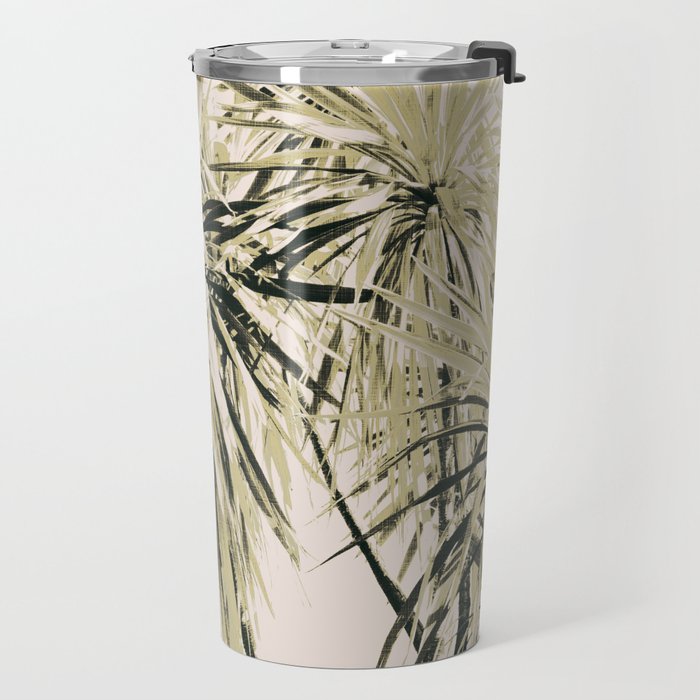 Tropical Palm Trees #1 #tropical #decor #art #society6 Travel Mug Gallery Image 2