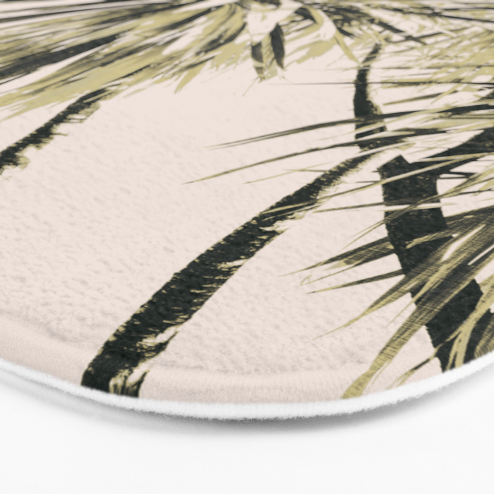 Tropical Palm Trees #1 #tropical #decor #art #society6 Bath Mat Gallery Image 3