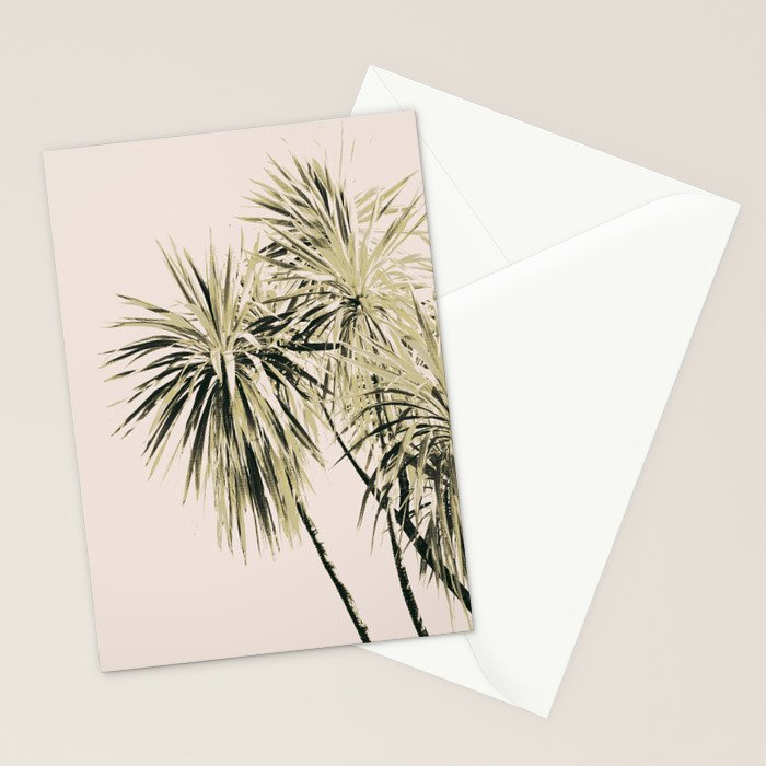 Tropical Palm Trees #1 #tropical #decor #art #society6 Stationery Card Gallery Image 2