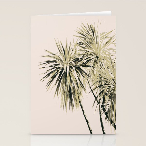 Tropical Palm Trees #1 #tropical #decor #art #society6 Stationery Card Gallery Image 1