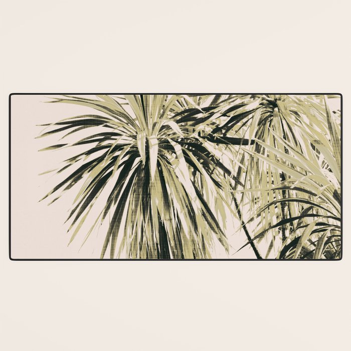 Tropical Palm Trees #1 #tropical #decor #art #society6 Desk Mat Gallery Image 3