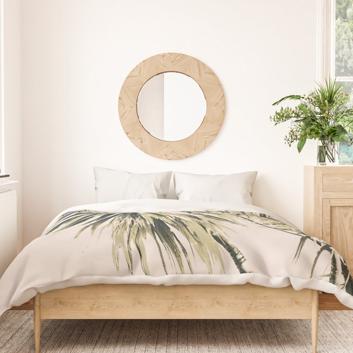 Tropical Palm Trees #1 #tropical #decor #art #society6 Duvet Cover Gallery Image 3