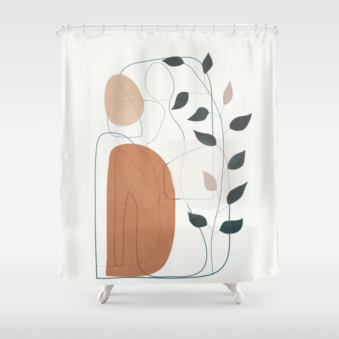 Movement Abstraction 05 Shower Curtain Gallery Image 1