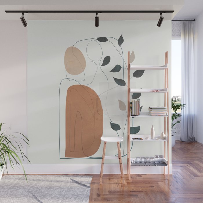 Movement Abstraction 05 Wall Mural Gallery Image 1