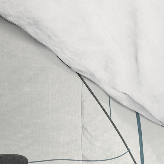 Movement Abstraction 05 Comforter Gallery Image 4