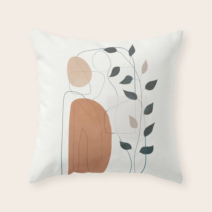 Movement Abstraction 05 Throw Pillow Gallery Image 6