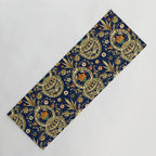 Art Nouveau Floral Pattern Yoga Mat Gallery Image 1