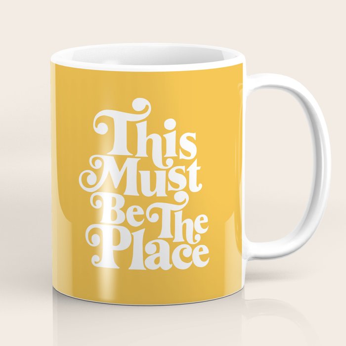 This Must Be The Place - Yellow Palette Coffee Mug Gallery Image 1