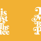 This Must Be The Place - Yellow Palette Coffee Mug Gallery Image 2