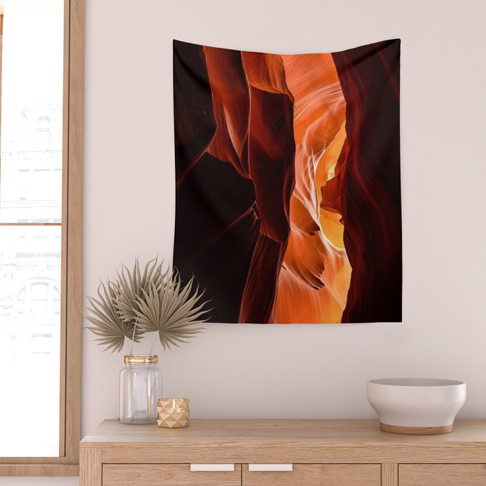 Antelope Canyon Glow Wall Tapestry Gallery Image 2