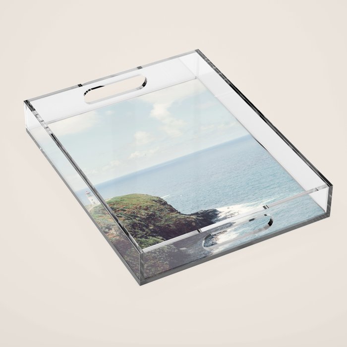 Kilauea Lighthouse - Hawaii Ocean Landscape Photography Acrylic Tray Gallery Image 1