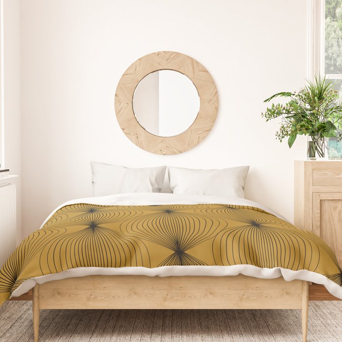 Geometric Orb Pattern V Duvet Cover Gallery Image 3