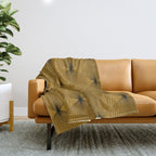 Geometric Orb Pattern V Throw Blanket Gallery Image 1