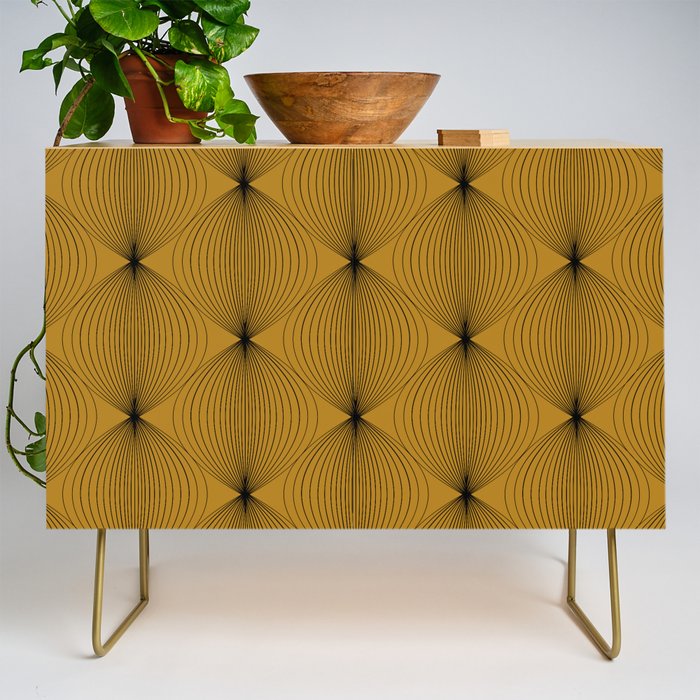 Geometric Orb Pattern V Credenza Gallery Image 1