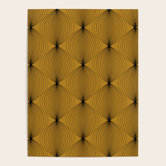 Geometric Orb Pattern V Poster Gallery Image 1