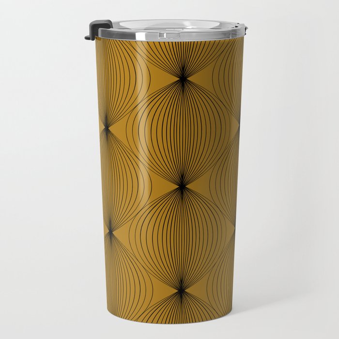 Geometric Orb Pattern V Travel Mug Gallery Image 3