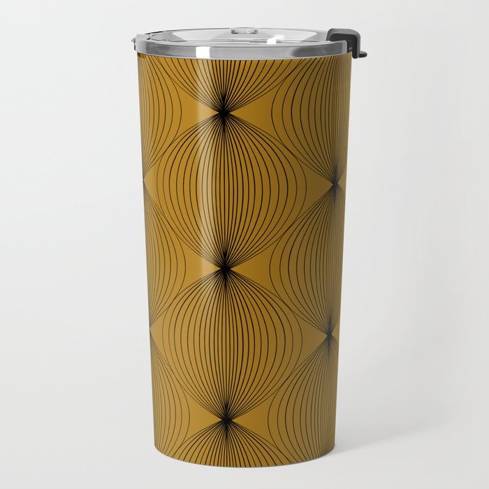 Geometric Orb Pattern V Travel Mug Gallery Image 2