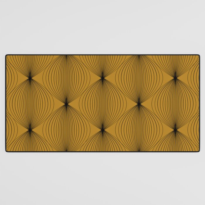 Geometric Orb Pattern V Desk Mat Gallery Image 3