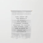 Serenity Prayer, Serenity Prayer Wall Art Bible Verse Scripture Christian Inspirational Quote  Wall Hanging Gallery Image 1