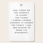 Serenity Prayer, Serenity Prayer Wall Art Bible Verse Scripture Christian Inspirational Quote  Cutting Board Gallery Image 1