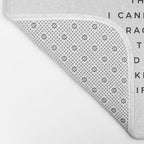 Serenity Prayer, Serenity Prayer Wall Art Bible Verse Scripture Christian Inspirational Quote  Bath Mat Gallery Image 2