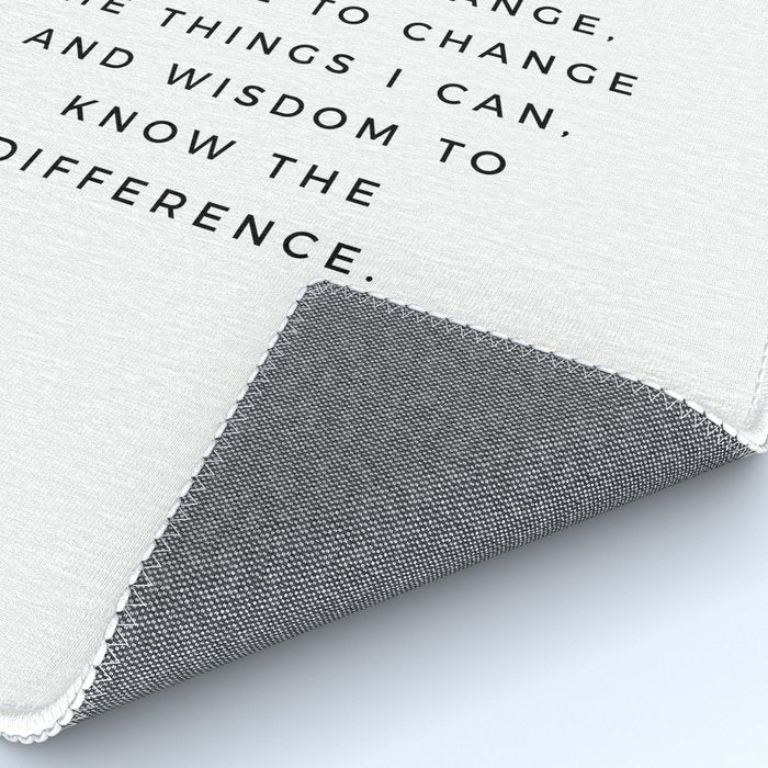 Serenity Prayer, Serenity Prayer Wall Art Bible Verse Scripture Christian Inspirational Quote  Rug Gallery Image 4
