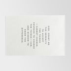 Serenity Prayer, Serenity Prayer Wall Art Bible Verse Scripture Christian Inspirational Quote  Rug Gallery Image 2