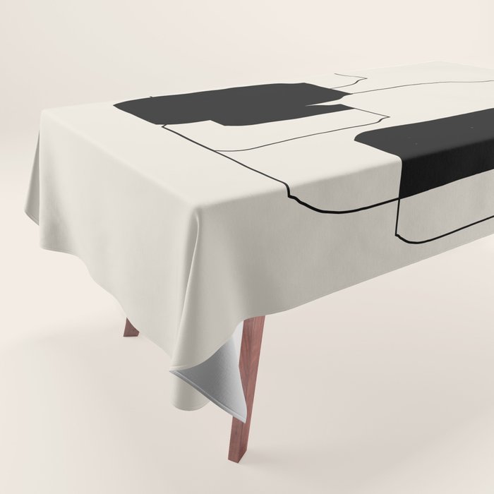 The Gathering - Minimalist Still Life Tablecloth Gallery Image 1