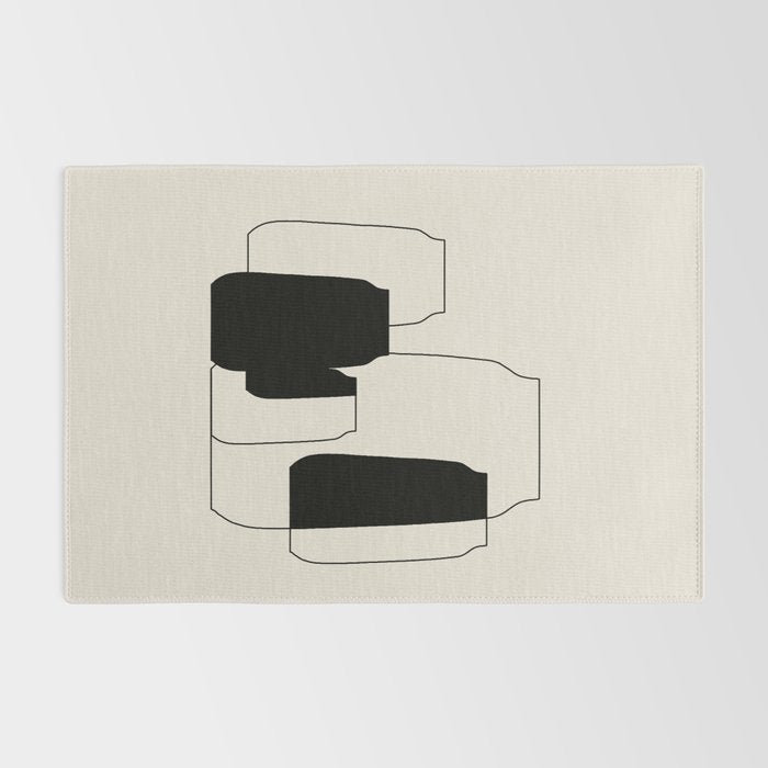 The Gathering - Minimalist Still Life Rug Gallery Image 2