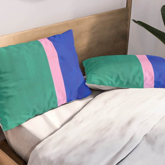 Ocean Ribbon Pillow Sham Gallery Image 2