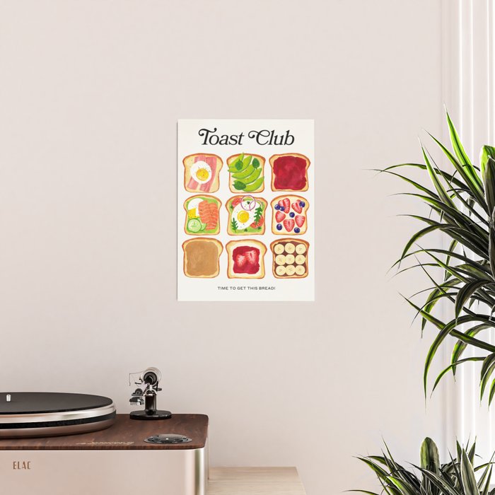 The Toast Club: Brunch Art Poster Gallery Image 2