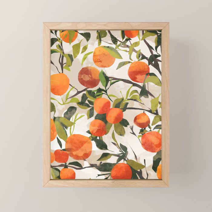 Oranges Mini Art Print Gallery Image 1