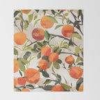 Oranges Throw Blanket Gallery Image 2