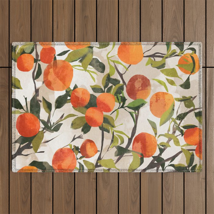Oranges Outdoor Rug Gallery Image 1