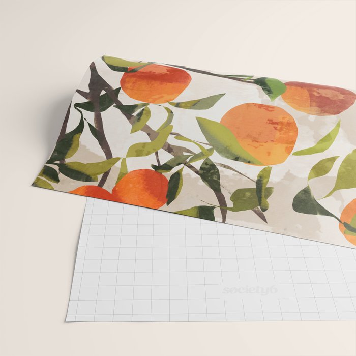 Oranges Wrapping Paper Gallery Image 2