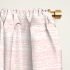 Morocco Meditation Garden - Pink and Green Landscape Window Curtain Gallery Image 2