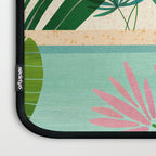 Morocco Meditation Garden - Pink and Green Landscape Laptop Sleeve Gallery Image 3